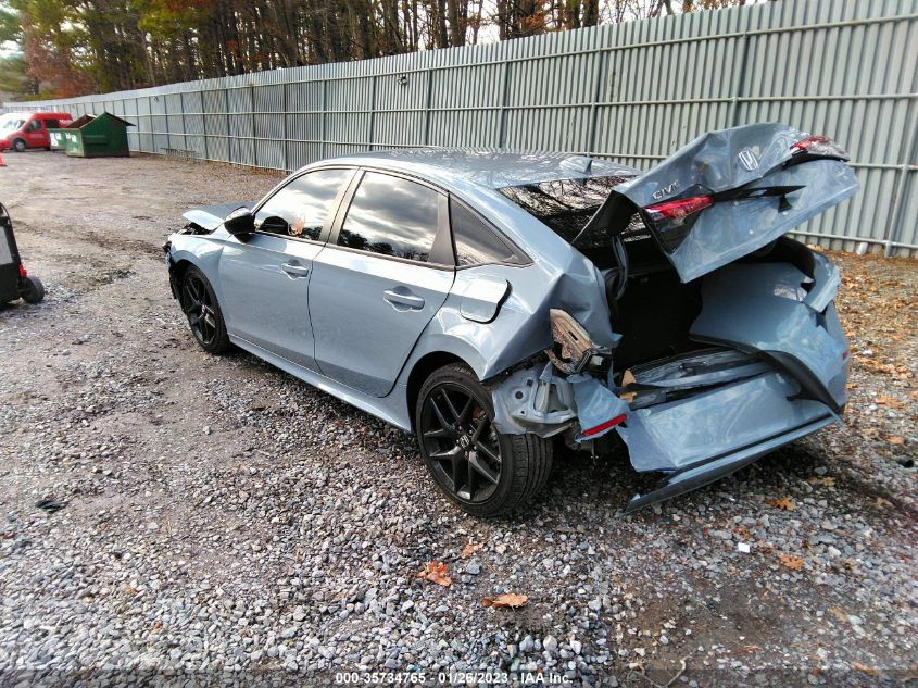 2022 HONDA CIVIC SEDAN SPORT VIN: 2HGFE2F55NH595703