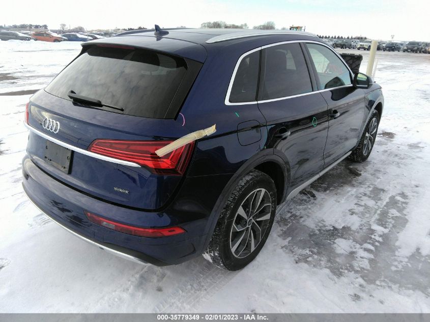 2021 AUDI Q5 PREMIUM VIN: WA1AAAFY2M2088932