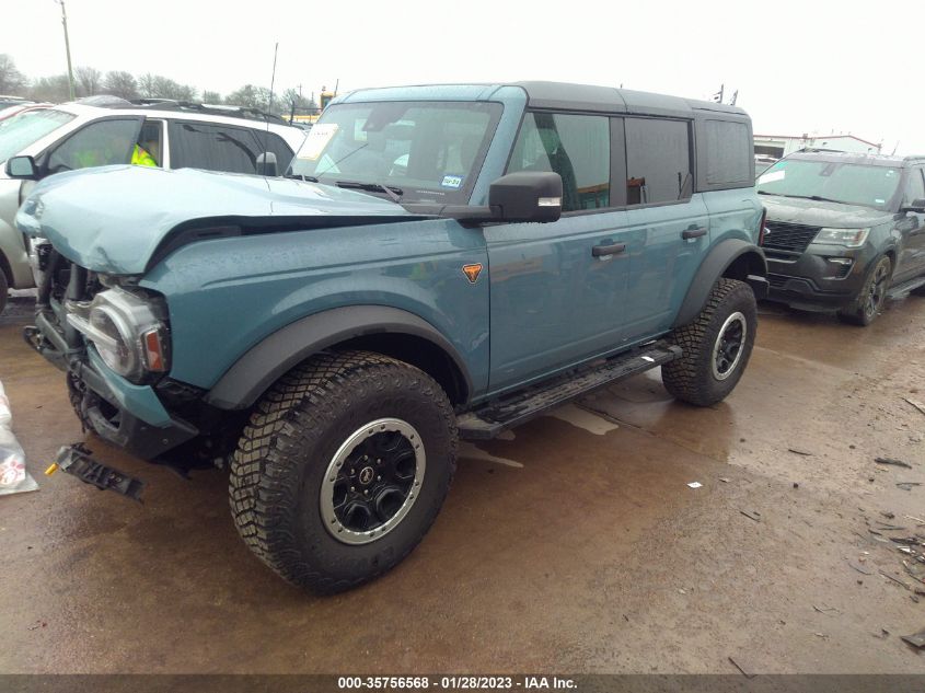 2022 FORD BRONCO BASE/BIG BEND VIN: 1FMEE5DH0NLB06275