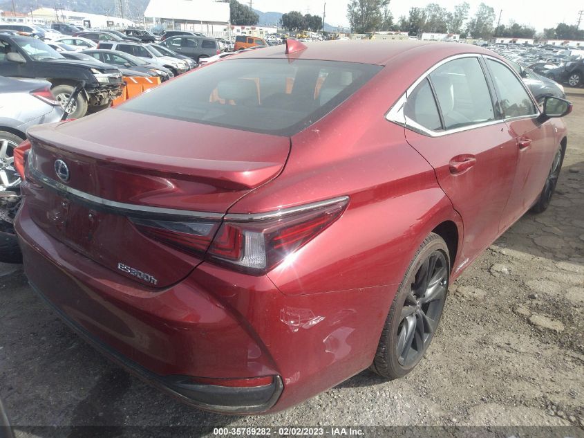 2022 LEXUS ES ES 300H F SPORT VIN: 58AGA1C18NU019177