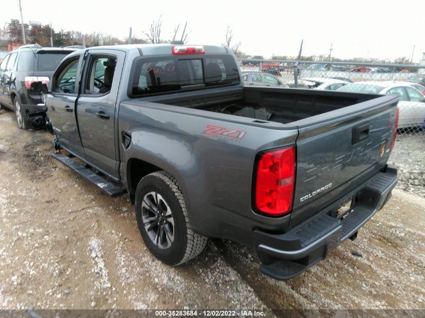 2021 CHEVROLET COLORADO 4WD Z71 VIN: 1GCGTDEN7M1159292