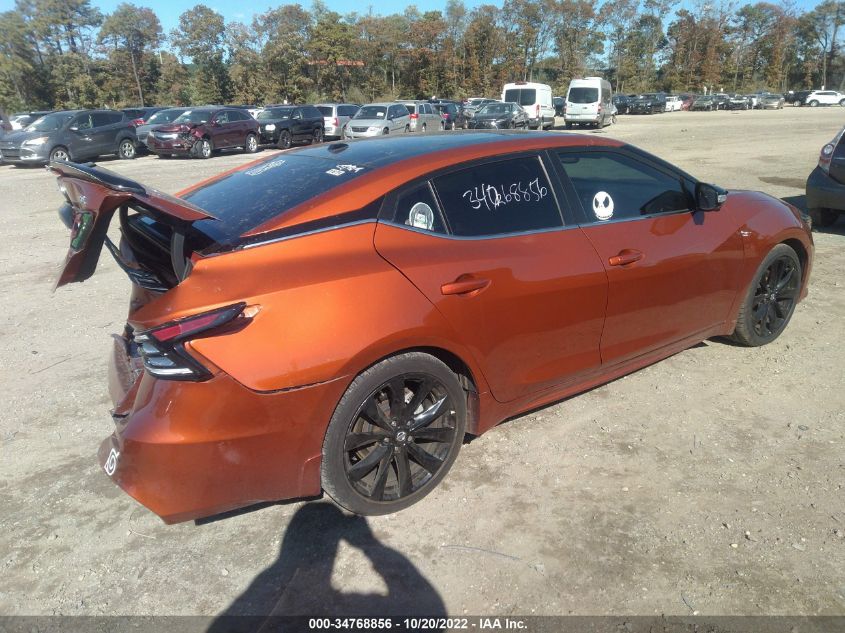 2021 NISSAN MAXIMA SR VIN: 1N4AA6EV1MC508710