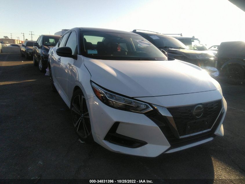 2021 NISSAN SENTRA SR VIN: 3N1AB8DV6MY218915