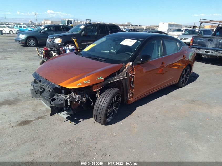 2021 NISSAN SENTRA SR VIN: 3N1AB8DV1MY299550