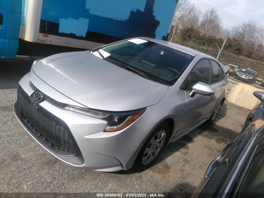 2021 TOYOTA COROLLA LE VIN: 5YFEPMAE1MP158412