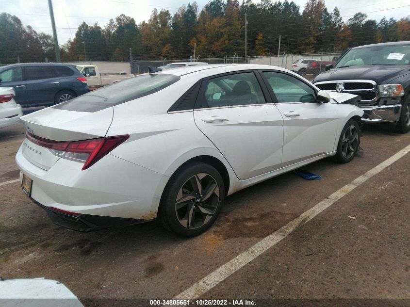 2022 HYUNDAI ELANTRA SEL VIN: 5NPLN4AG6NH065169