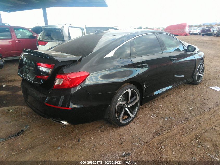 2022 HONDA ACCORD SEDAN SPORT VIN: 1HGCV1F31NA111245