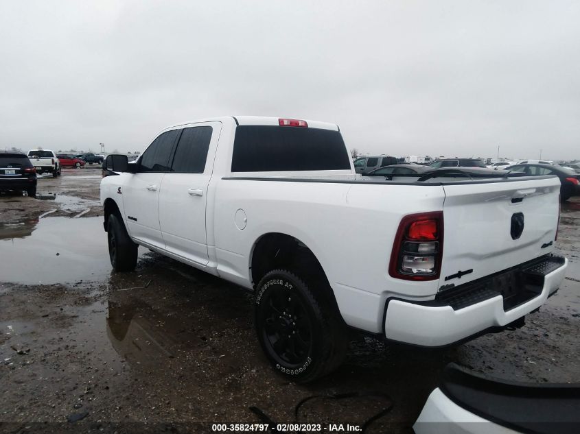 2022 RAM 2500 LONE STAR VIN: 3C6UR5DL7NG202854