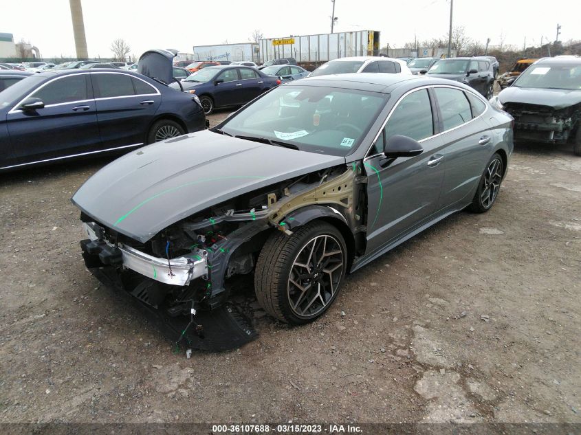 2022 HYUNDAI SONATA N LINE VIN: KMHL14JC2NA225026
