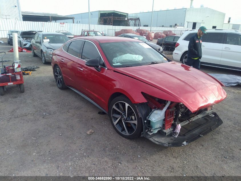 2021 HYUNDAI SONATA SEL PLUS VIN: 5NPEJ4J28MH092607