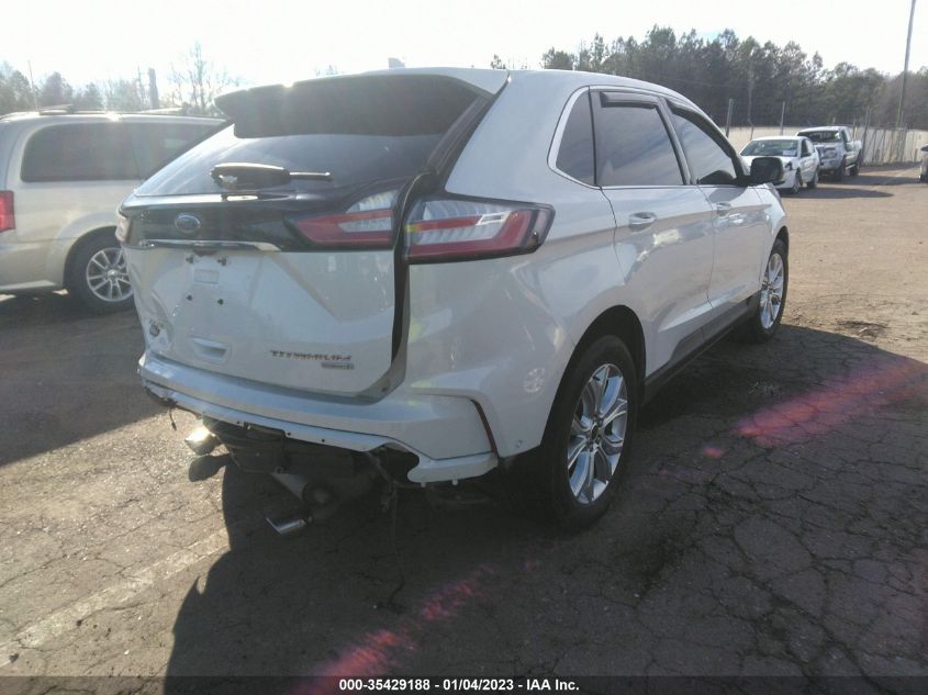 2020 FORD EDGE TITANIUM VIN: 2FMPK3K9XLBA39649