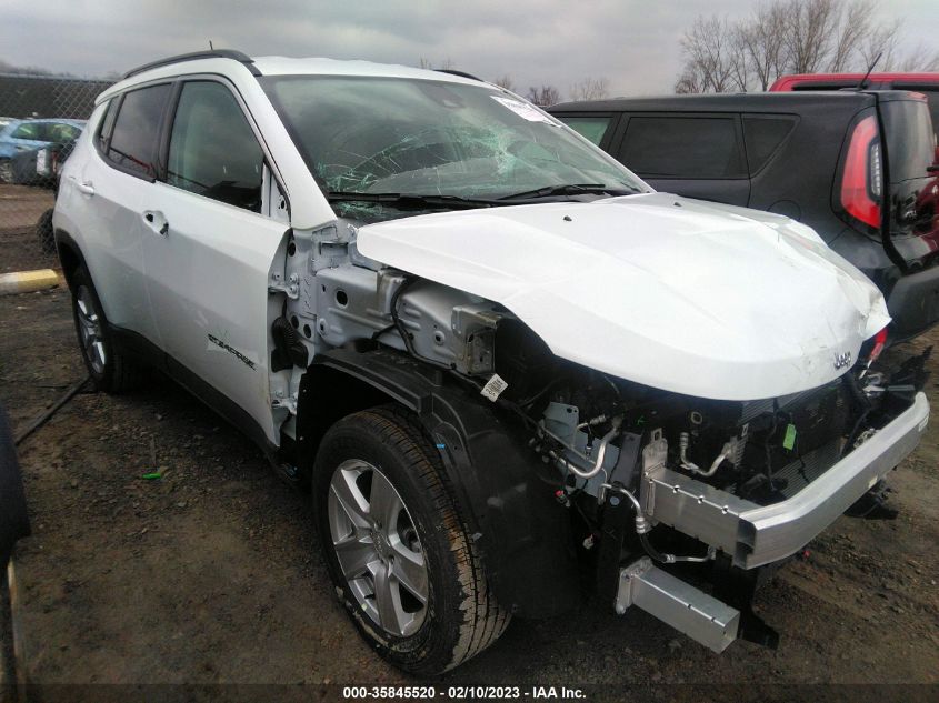 2022 JEEP COMPASS LATITUDE VIN: 3C4NJDBBXNT208339