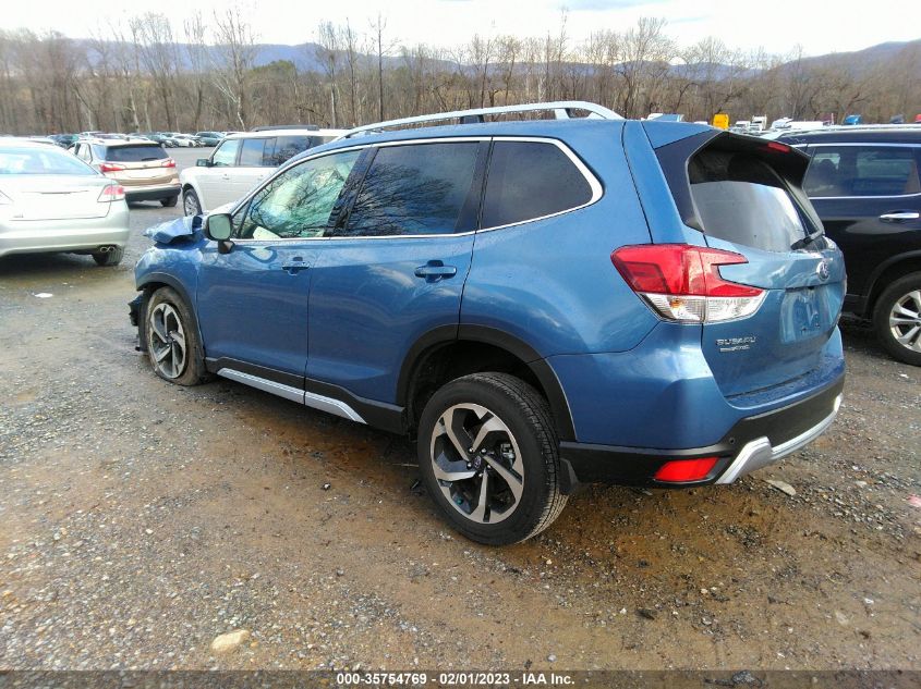 2022 SUBARU FORESTER TOURING VIN: JF2SKARC9NH511500