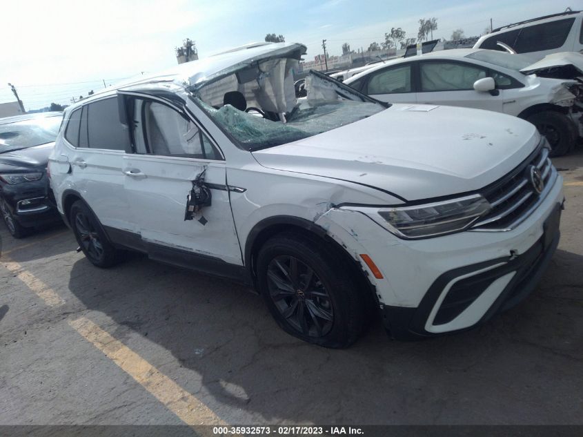 2022 VOLKSWAGEN TIGUAN SE VIN: 3VV3B7AX8NM081377