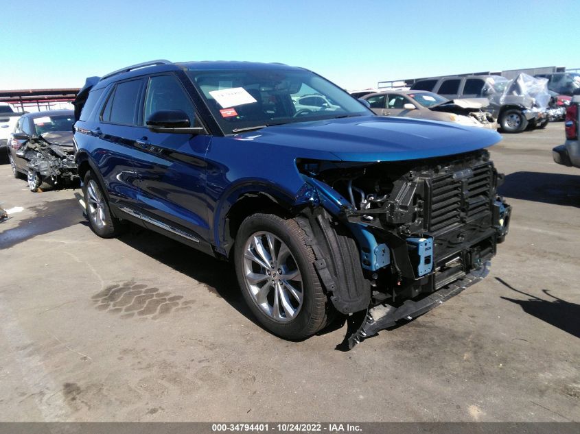 2022 FORD EXPLORER LIMITED VIN: 1FMSK7FH9NGA90185