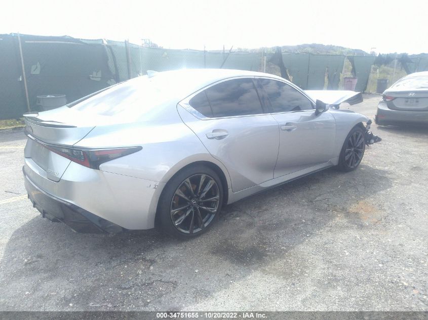 2021 LEXUS IS IS 350 F SPORT VIN: JTHGZ1B27M5038194
