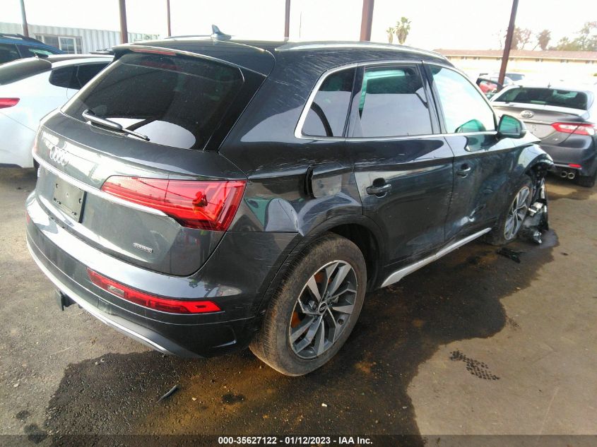 2021 AUDI Q5 PREMIUM VIN: WA1AAAFY8M2032235