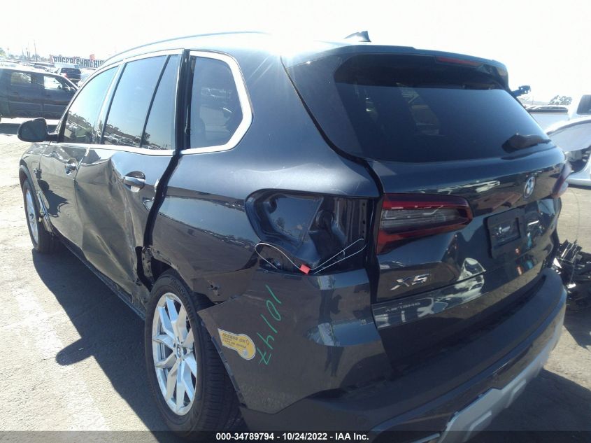 2022 BMW X5 XDRIVE45E VIN: 5UXTA6C0XN9L85755