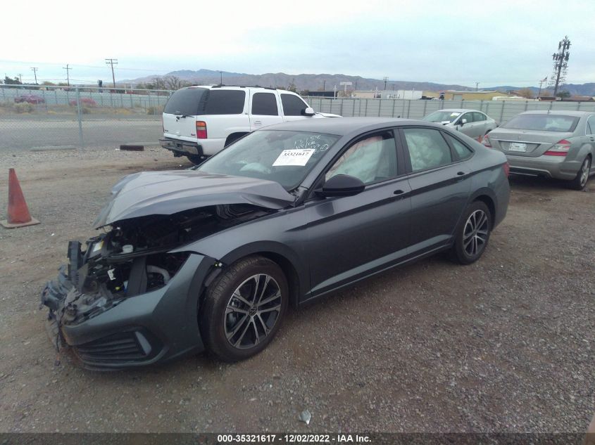 2022 VOLKSWAGEN JETTA SPORT VIN: 3VWBM7BU1NM003173