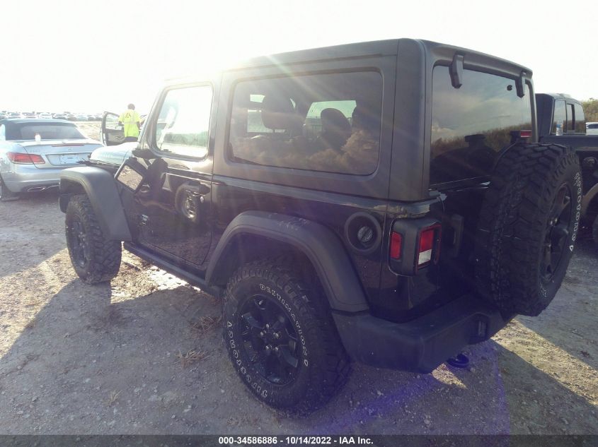 2021 JEEP WRANGLER WILLYS VIN: 1C4GJXAG4MW659668