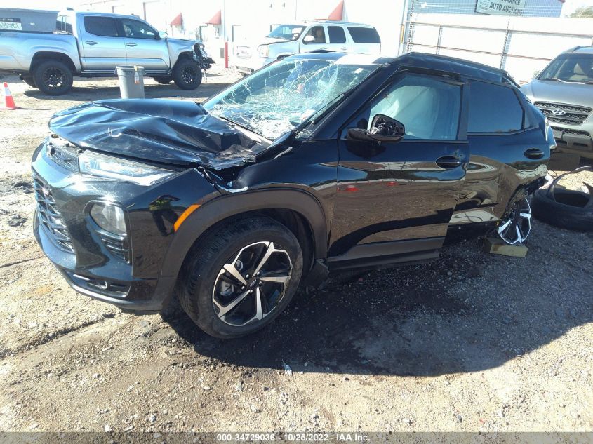 2022 CHEVROLET TRAILBLAZER RS VIN: KL79MTSL7NB041321