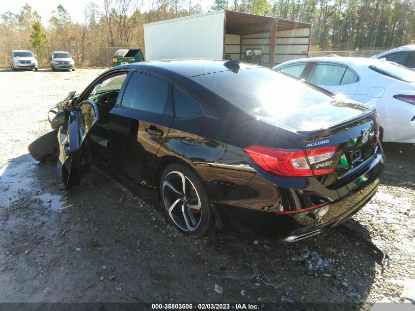 2022 HONDA ACCORD SEDAN SPORT SE VIN: 1HGCV1F45NA081594
