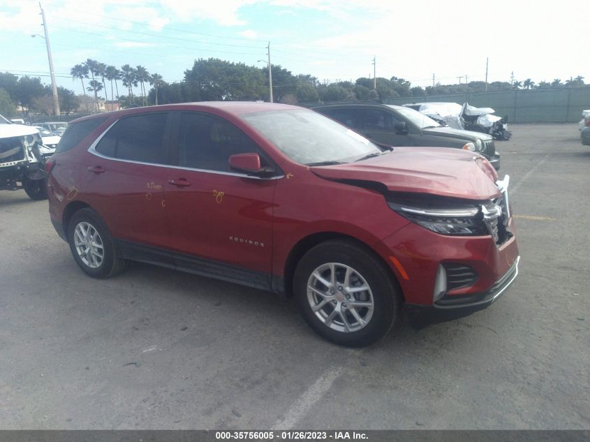 2022 CHEVROLET EQUINOX LT VIN: 3GNAXKEV2NL224811