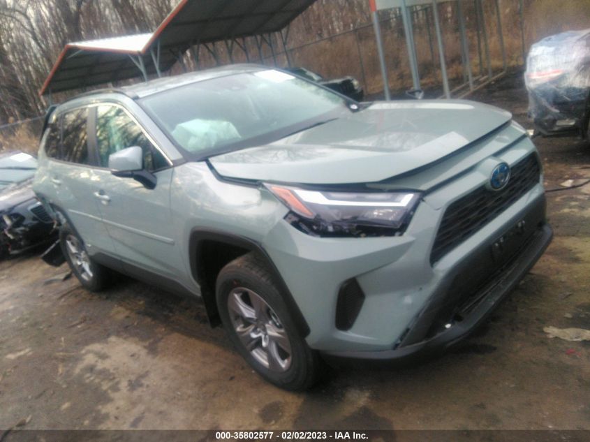 2022 TOYOTA RAV4 HYBRID XLE VIN: 4T3RWRFV5NU071033