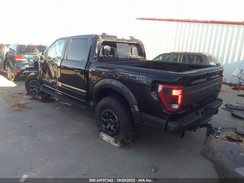 2021 FORD F-150 RAPTOR VIN: 1FTFW1RG6MFC47346
