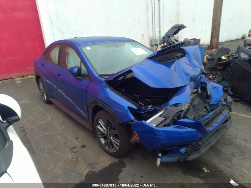 2022 SUBARU WRX VIN: JF1VBAA68N9009045