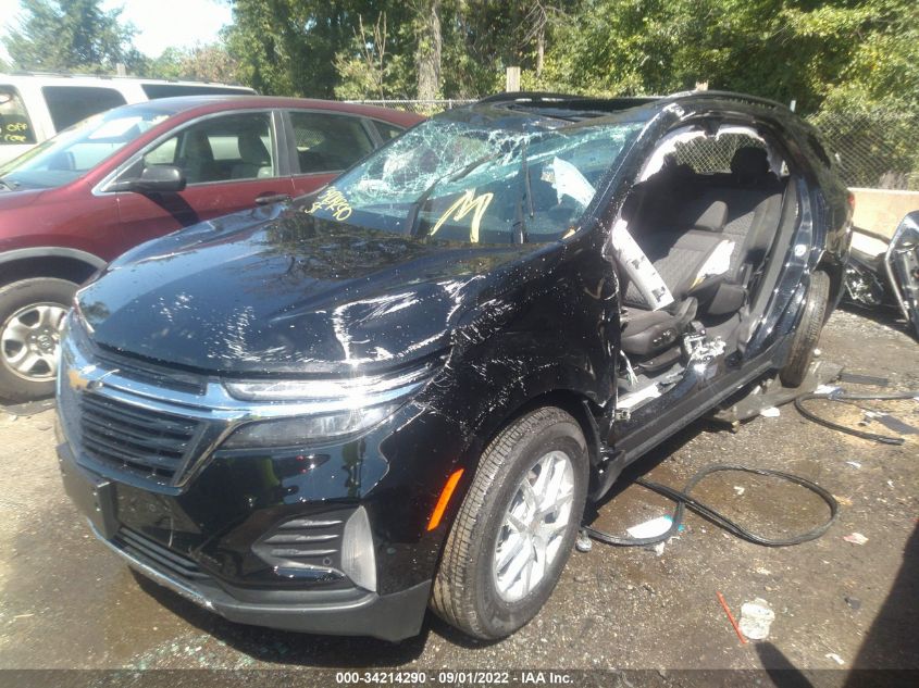 2022 CHEVROLET EQUINOX LT VIN: 3GNAXKEV3NL110834