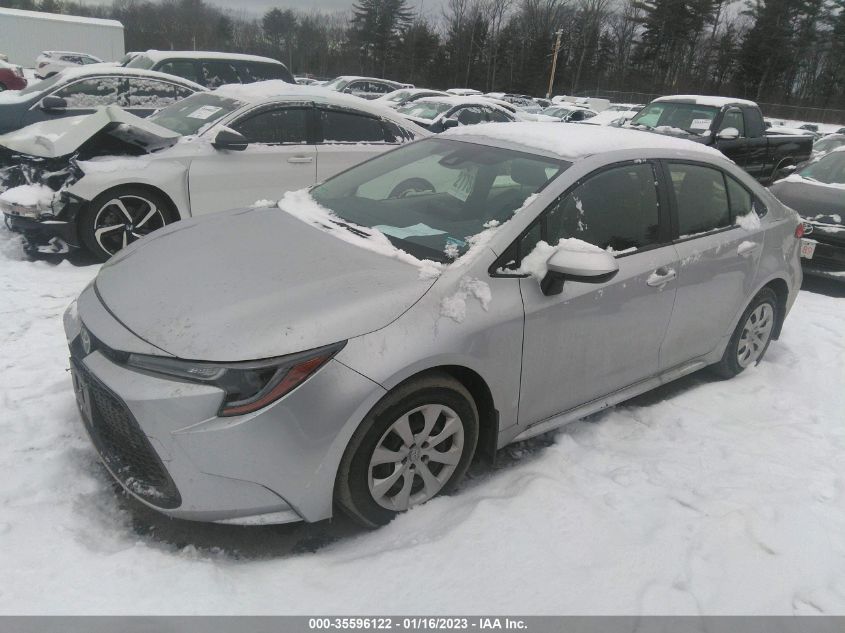 2022 TOYOTA COROLLA LE VIN: JTDEPMAE1N3018953