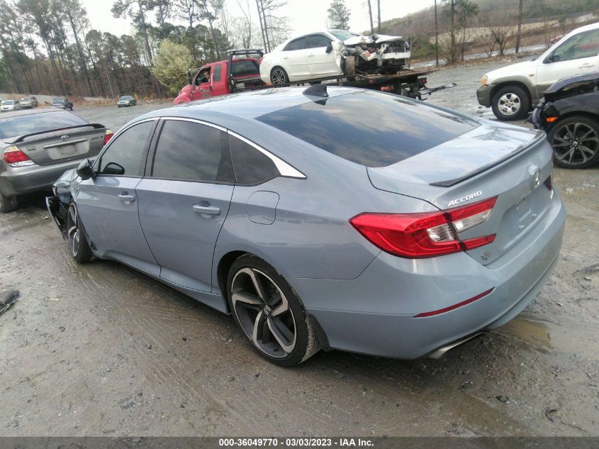 2022 HONDA ACCORD SEDAN SPORT SE VIN: 1HGCV1F40NA044940
