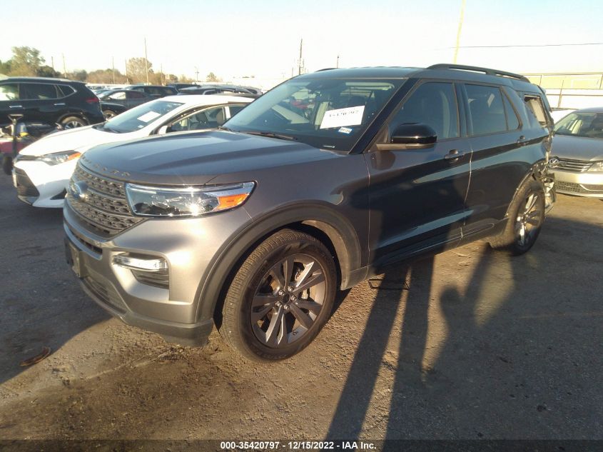 2022 FORD EXPLORER XLT VIN: 1FMSK7DH4NGA33766
