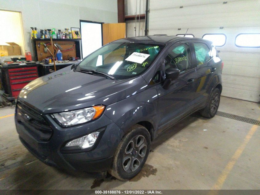 2020 FORD ECOSPORT S VIN: MAJ3S2FE3LC371622