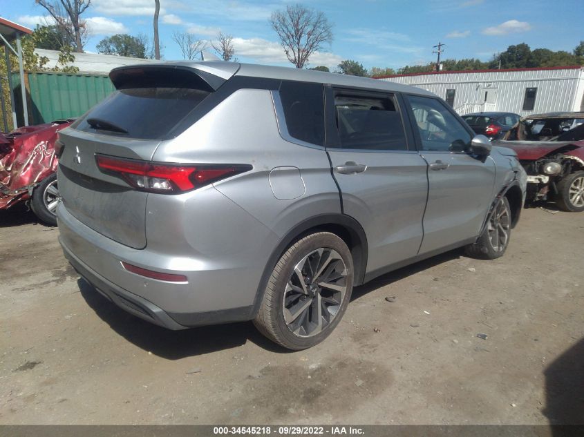 2022 MITSUBISHI OUTLANDER ES VIN: JA4J3TA88NZ047579