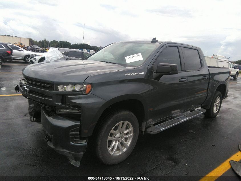 2021 CHEVROLET SILVERADO 1500 RST VIN: 1GCPWDED8MZ302184