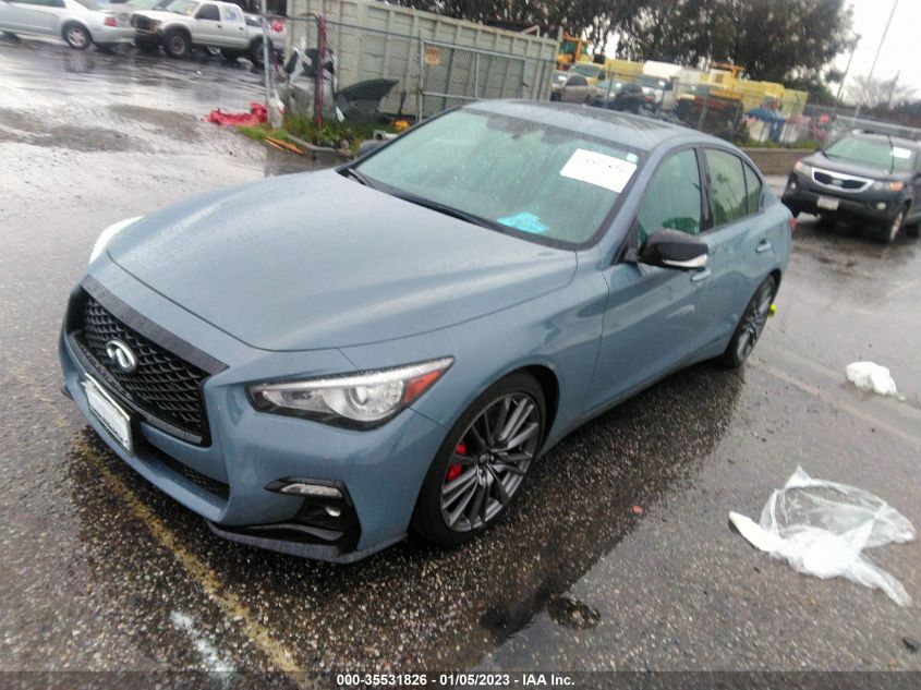 2021 INFINITI Q50 RED SPORT 400 VIN: JN1FV7DP8MM850407