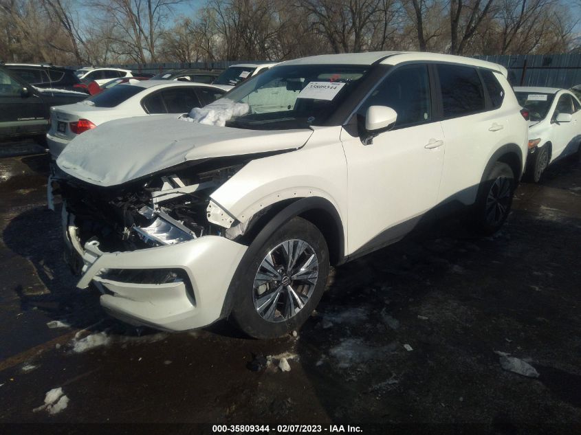 2022 NISSAN ROGUE SV VIN: 5N1BT3BB9NC708975