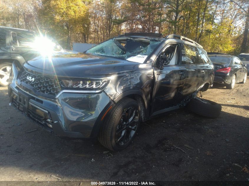 2022 KIA SORENTO X-LINE EX VIN: 5XYRHDLF5NG079335