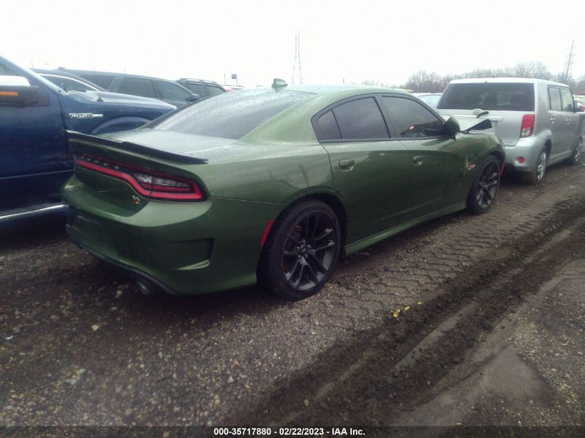 2021 DODGE CHARGER SCAT PACK VIN: 2C3CDXGJ9MH639508