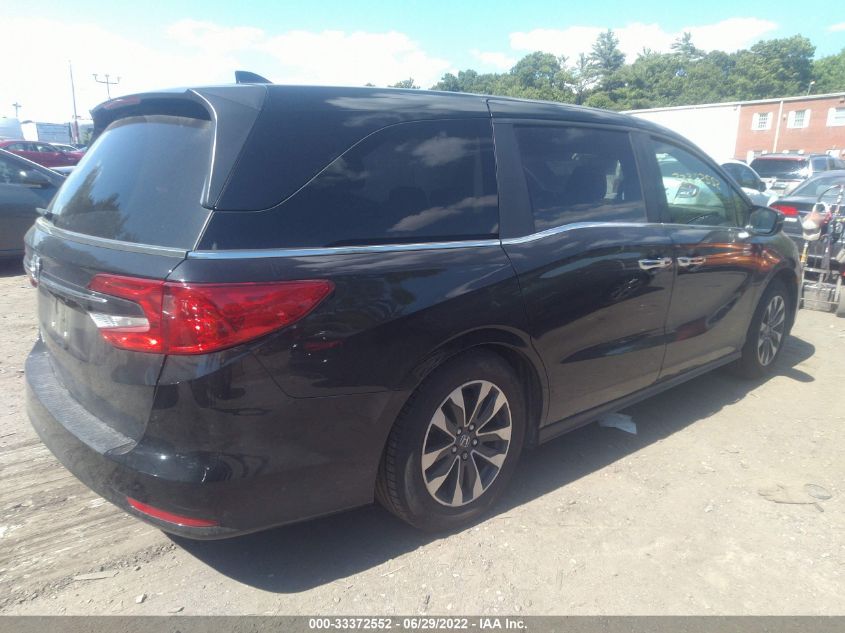 2021 HONDA ODYSSEY EX-L VIN: 5FNRL6H74MB027261
