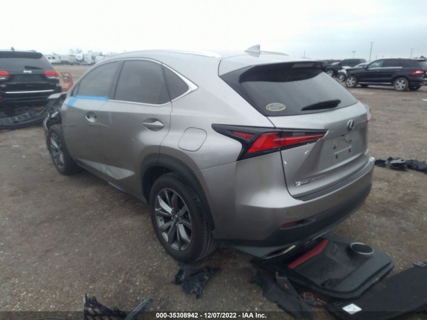 2021 LEXUS NX NX 300 F SPORT VIN: JTJSARBZ6M2198175
