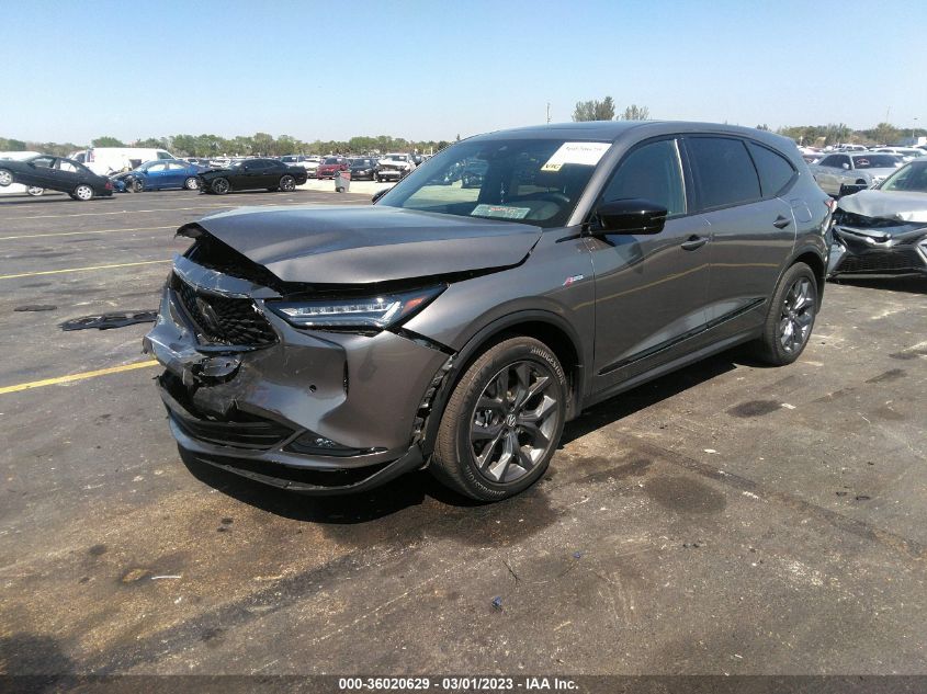2022 ACURA MDX W/A-SPEC PACKAGE VIN: 5J8YE1H05NL029354