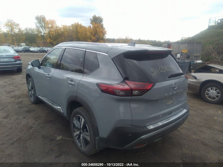 2022 NISSAN ROGUE SL VIN: 5N1BT3CB4NC686396