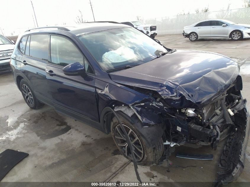 2021 VOLKSWAGEN TIGUAN S VIN: 3VV1B7AX1MM026727