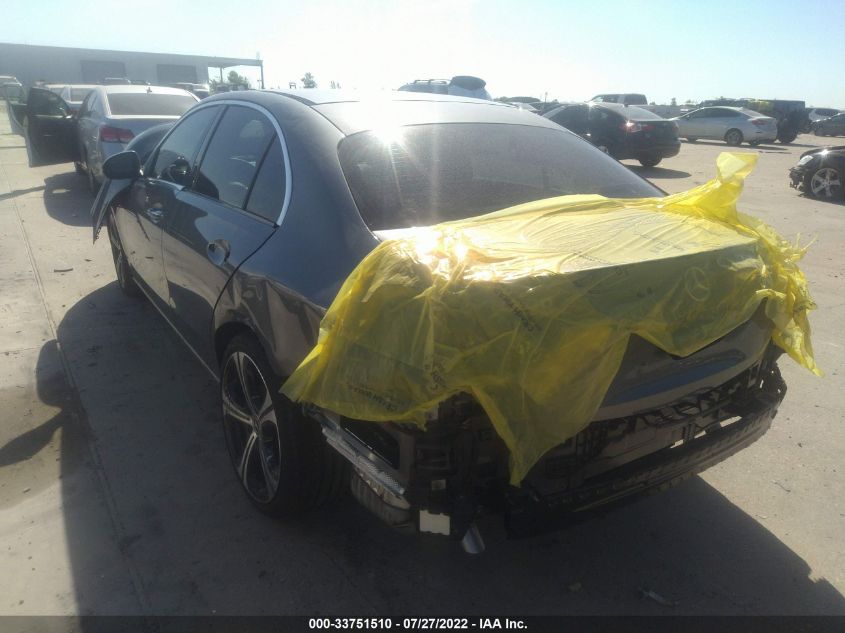 2022 MERCEDES-BENZ C 300 4MATIC VIN: W1KAF4GB7NR019655