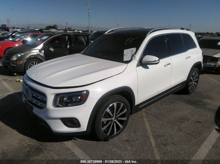 2022 MERCEDES-BENZ GLB GLB 250 VIN: W1N4M4GB8NW187893