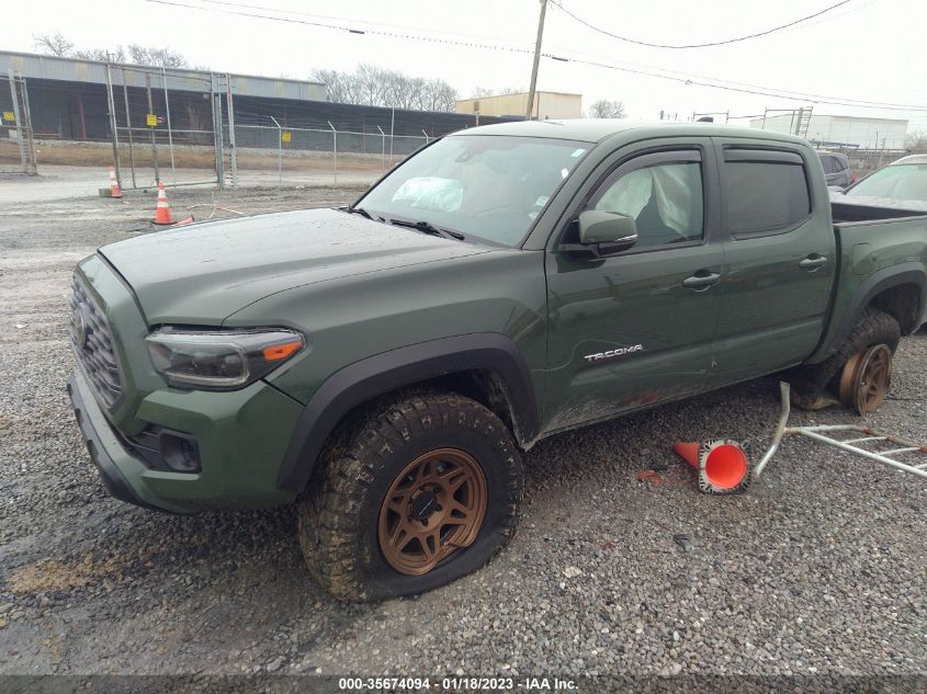 2022 TOYOTA TACOMA 4WD SR/SR5/TRD SPORT VIN: 3TMCZ5AN1NM488163