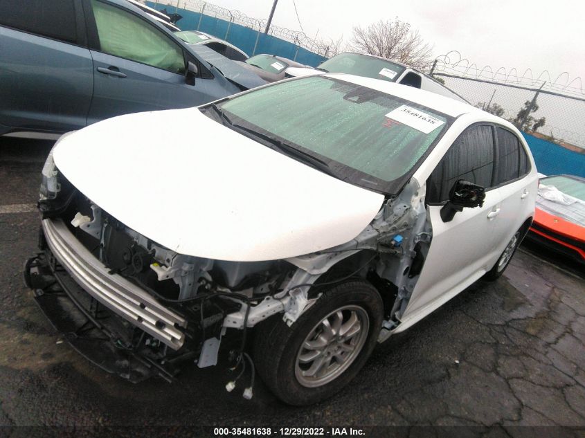 2022 TOYOTA COROLLA HYBRID LE VIN: JTDEAMDE5NJ053682